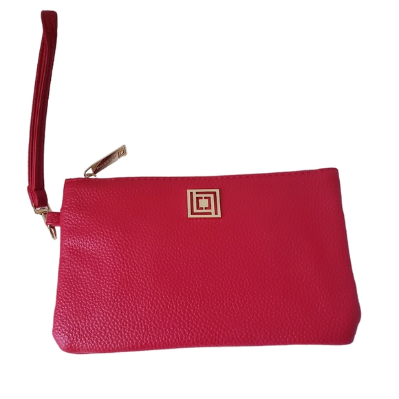 Liz Claiborne Red Phone Charging Wallet - Picture 1 of 12